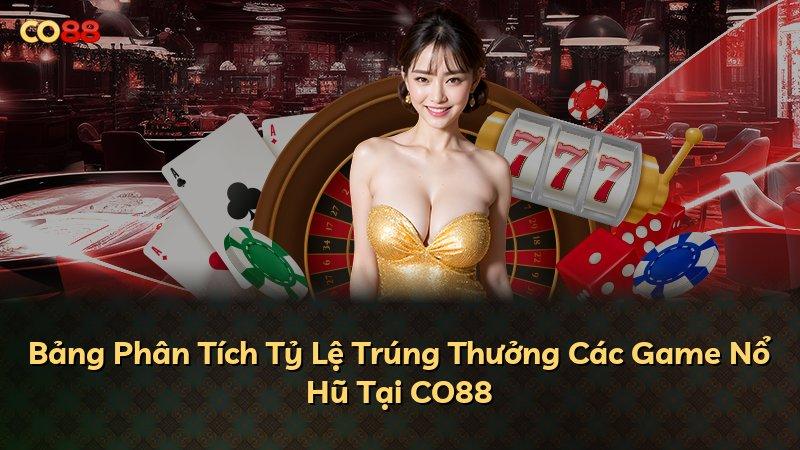 Bảng Phân Tích Tỷ Lệ Trúng Thưởng Các Game Nổ Hũ Tại CO88