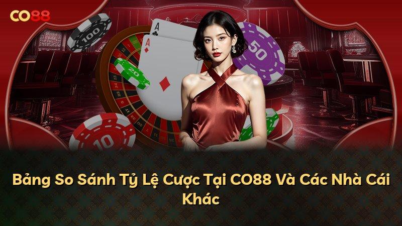 Bảng So Sánh Tỷ Lệ Cược Tại CO88 Và Các Nhà Cái Khác