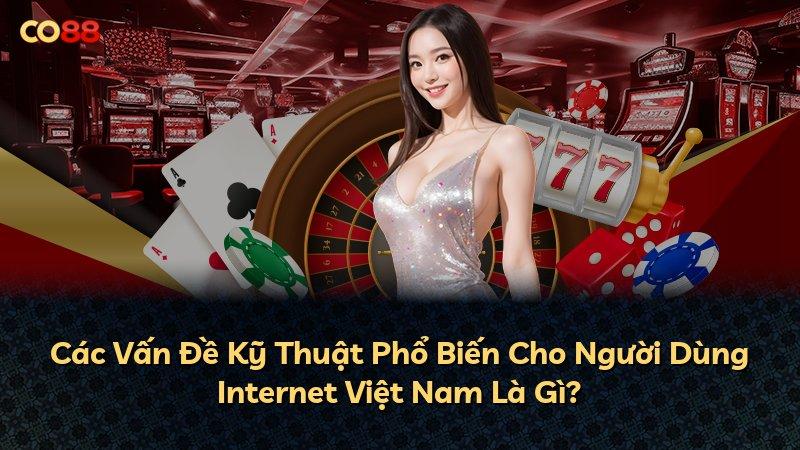 Các Vấn Đề Kỹ Thuật Phổ Biến Cho Người Dùng Internet Việt Nam Là Gì?