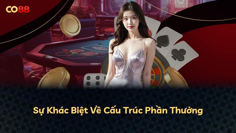 Sự Khác Biệt Về Cấu Trúc Phần Thưởng