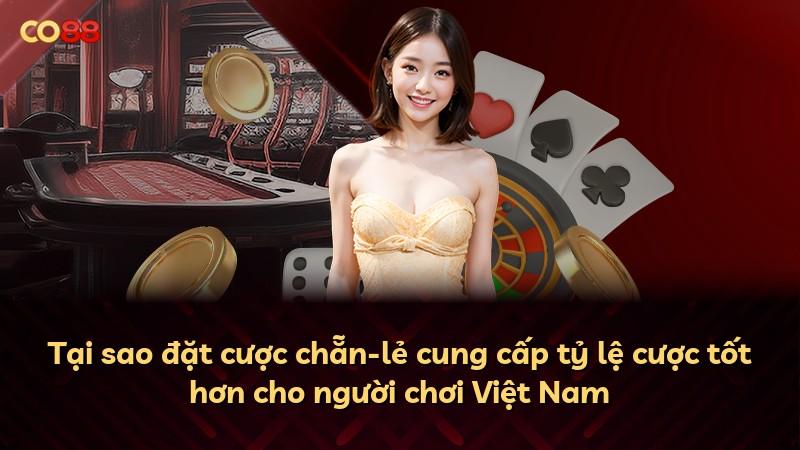 Tại sao đặt cược chẵn-lẻ cung cấp tỷ lệ cược tốt hơn cho người chơi Việt Nam